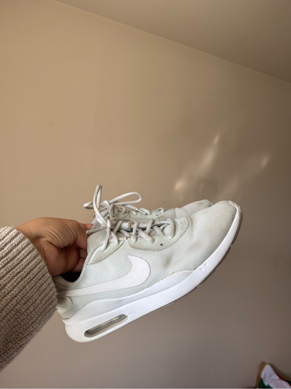 Nike Women's Air Max Lightweight Sneaker - Light Gray/White